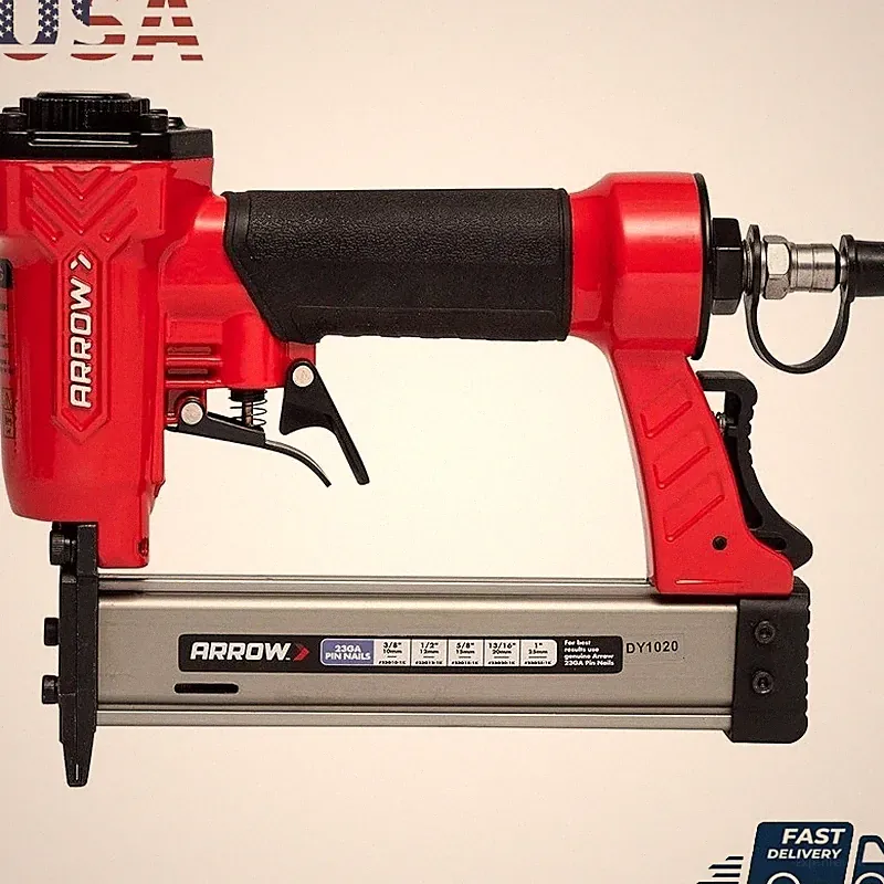 23G Power Nail Gun Lightweight Headless Pin Nailer Easy Load Air Compressor New