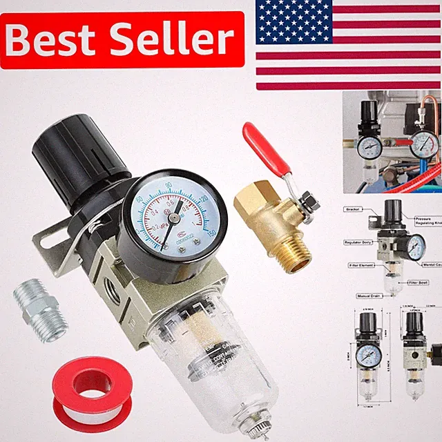Air Compressor Water Oil Separator with Adjustable Pressure Control