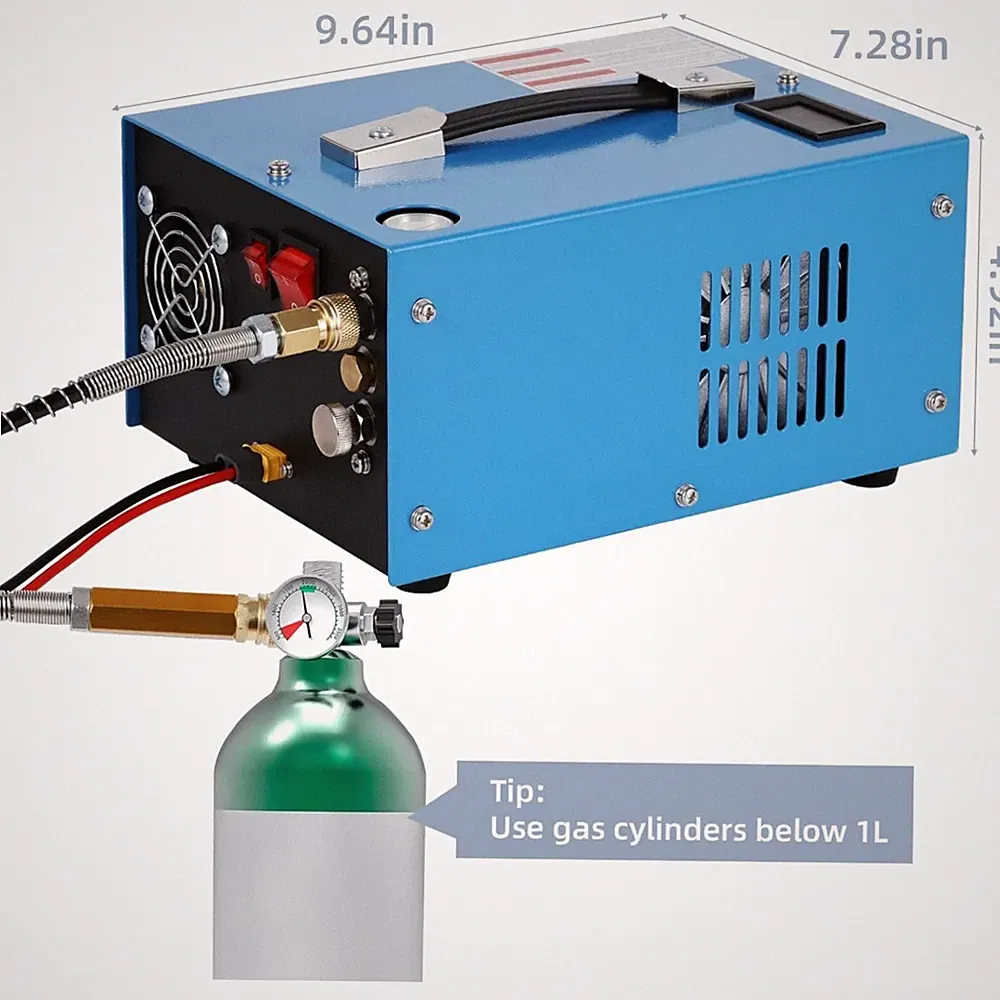 Compact 4500 Psi PCP Air Compressor Bundle