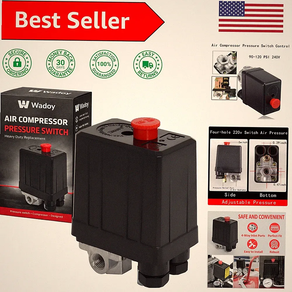 Compact Air Compressor Pressure Control Valve - Energy Efficient, Easy Install