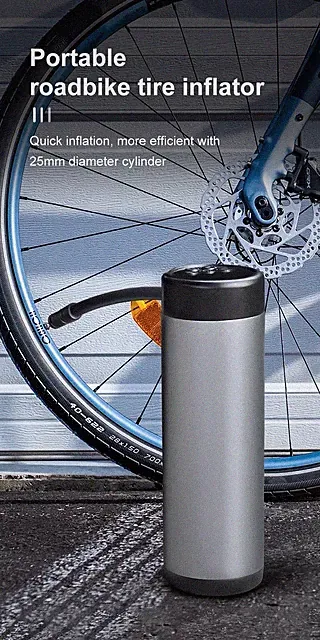 Compact Electric Air Inflator – USB Rechargeable for Car & Bicycle Tires