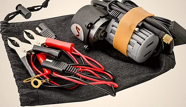 Compact Mini Air Compressor for Motorcycles & ATVs - Portable & Efficient