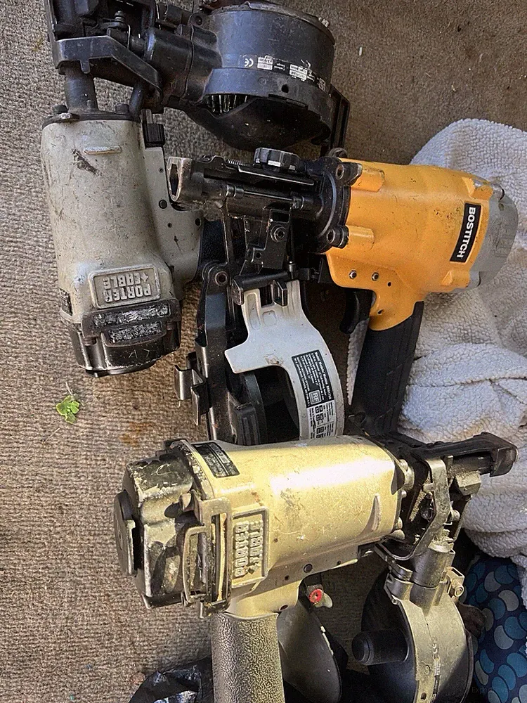 Good Condition Air Compressor Nail Gun.