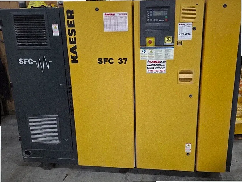 Kaeser SFC37 Rotary Screw Air Compressor 50 HP, 248 CFM - READ FULL DESCRIPTION