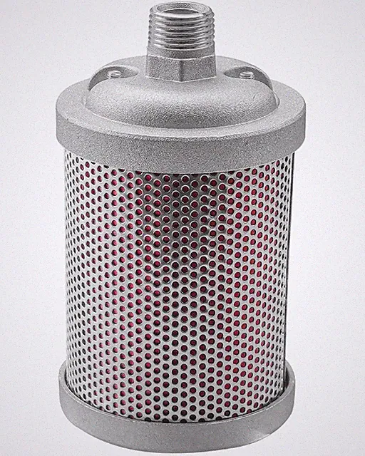 M05 Air Compressor Muffler 1/2 inch NPT Male Fit for Compressed Air Equipment...