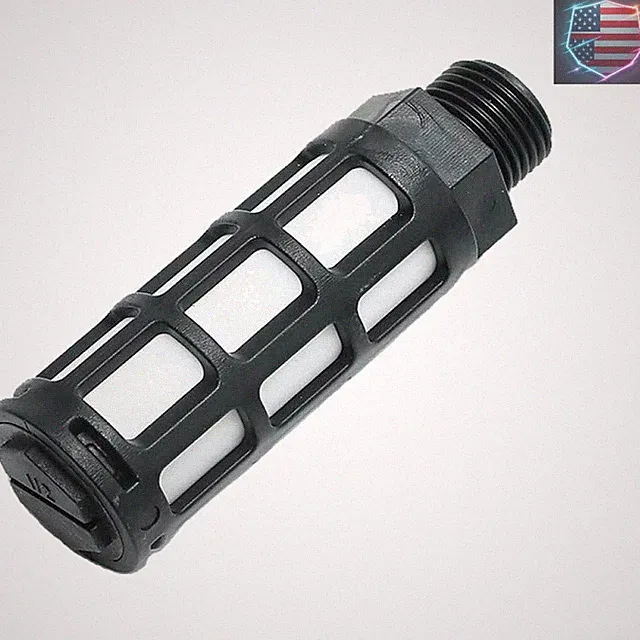 Pneumatic Air Compressor Muffler Fitting 1/2" NPT Compressed Exhaust Silencer
