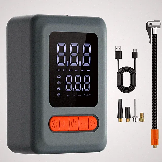 Portable Tire Inflator and Car Jump Starter Fast Inflation, Compact Design