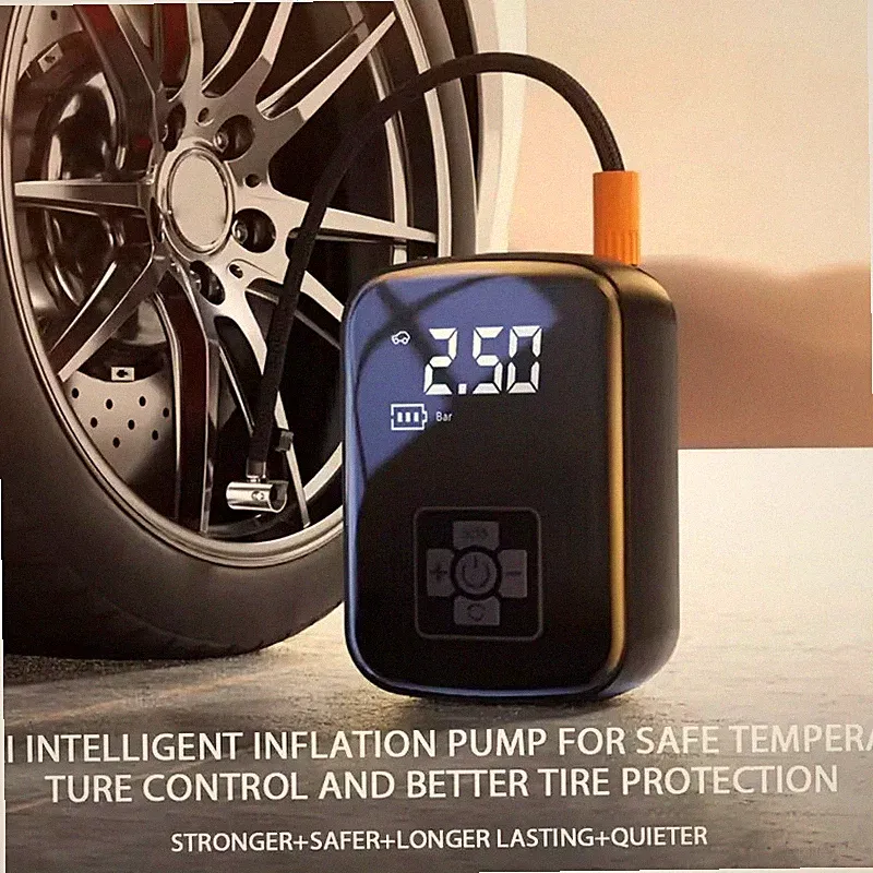 Portable Wireless Car Air Compressor 12V Electric Tire Inflator Pump Motorcycle