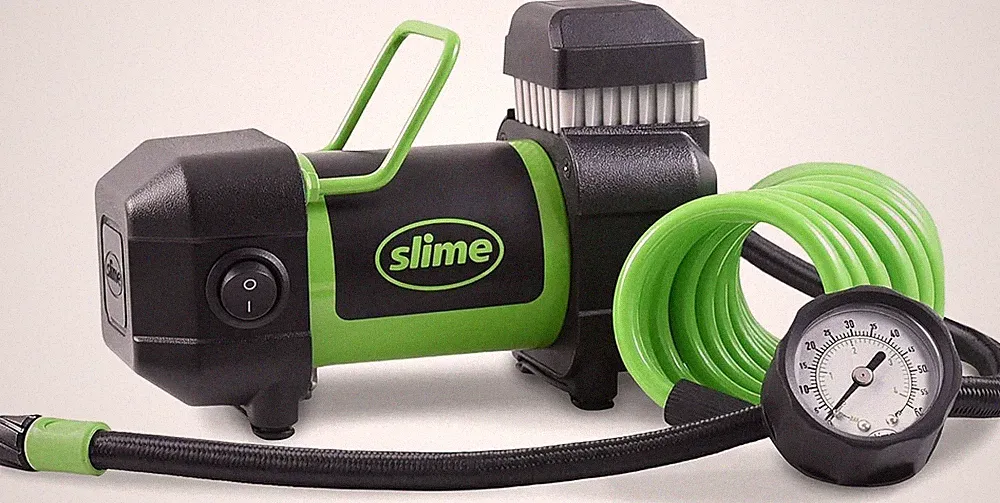 SLIME COMPACT PRO POWER 12 Volt TIRE INFLATOR - 40030 Automotive Air Compressor